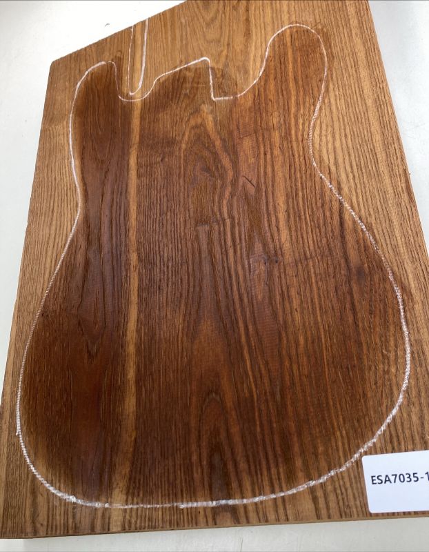 Body Swamp Ash, 3-pcs., Choco thermo-treated, Unique Piece #167